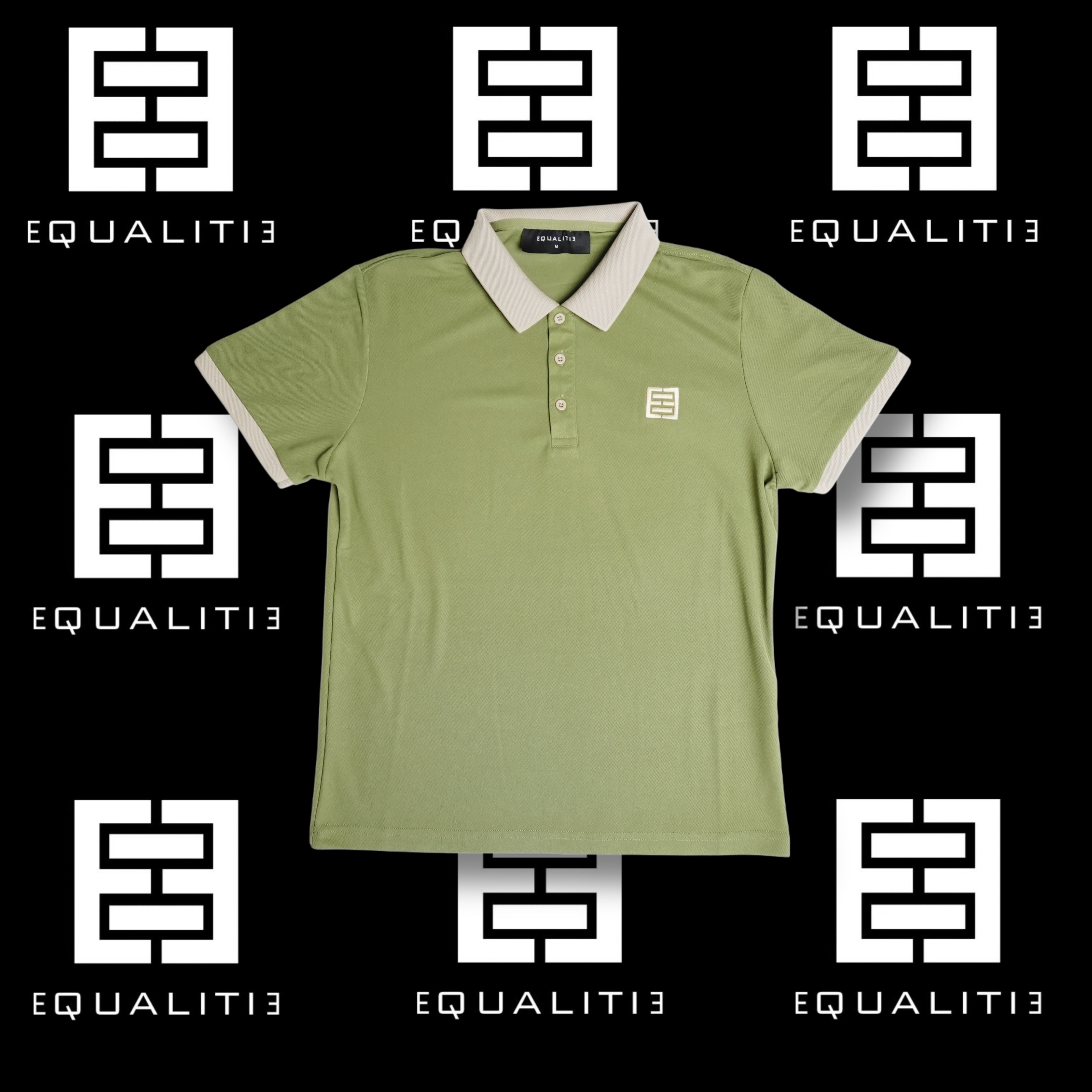 Green/Beige Polo
